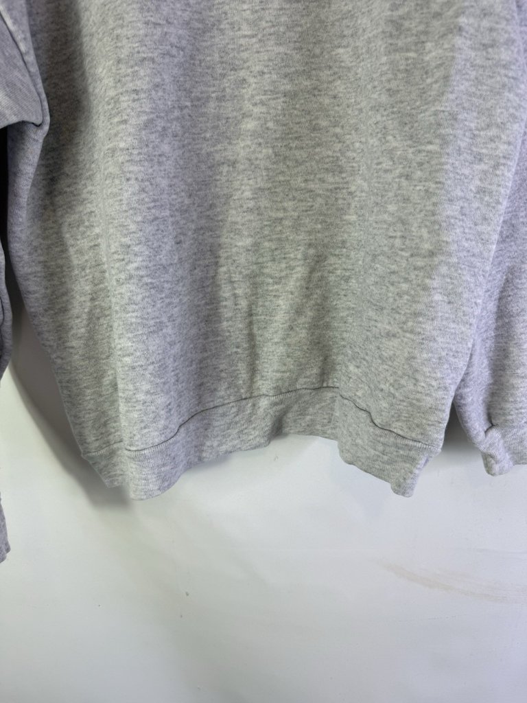 Vintage 90s Ohio State Football Crewneck Sweatshirt Gray Usa — image 6 of 7
